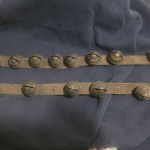 Antique Brass Jingle Bell Strap - Rustic Bell Trim